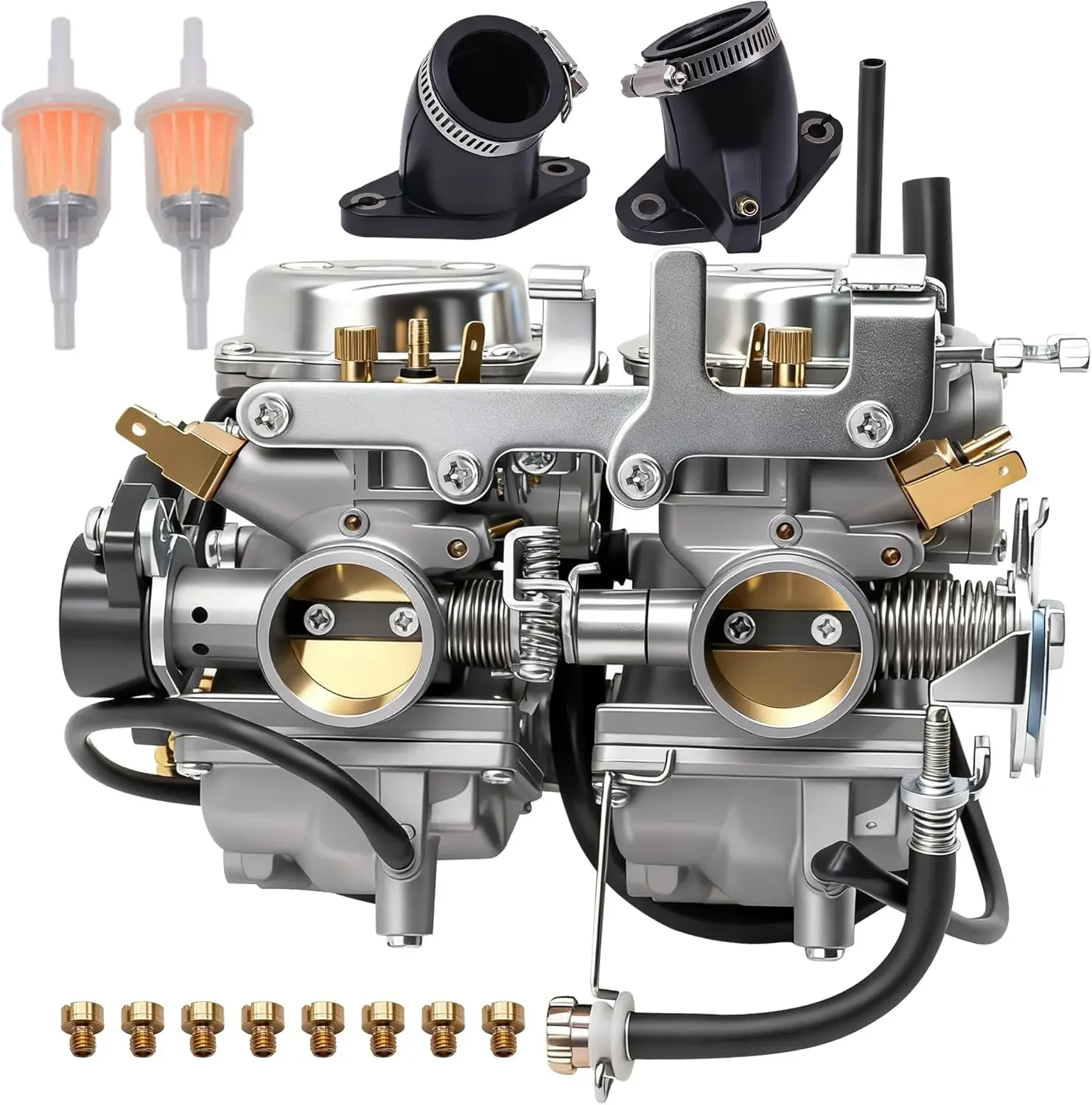 Фото Комплекты карбюраторов 5BN-14900-01-00 для Yamaha V-Star 650 Classic Custom XVS650 1998-2011, Silverado XVS650 2003-2010 (замена) №1