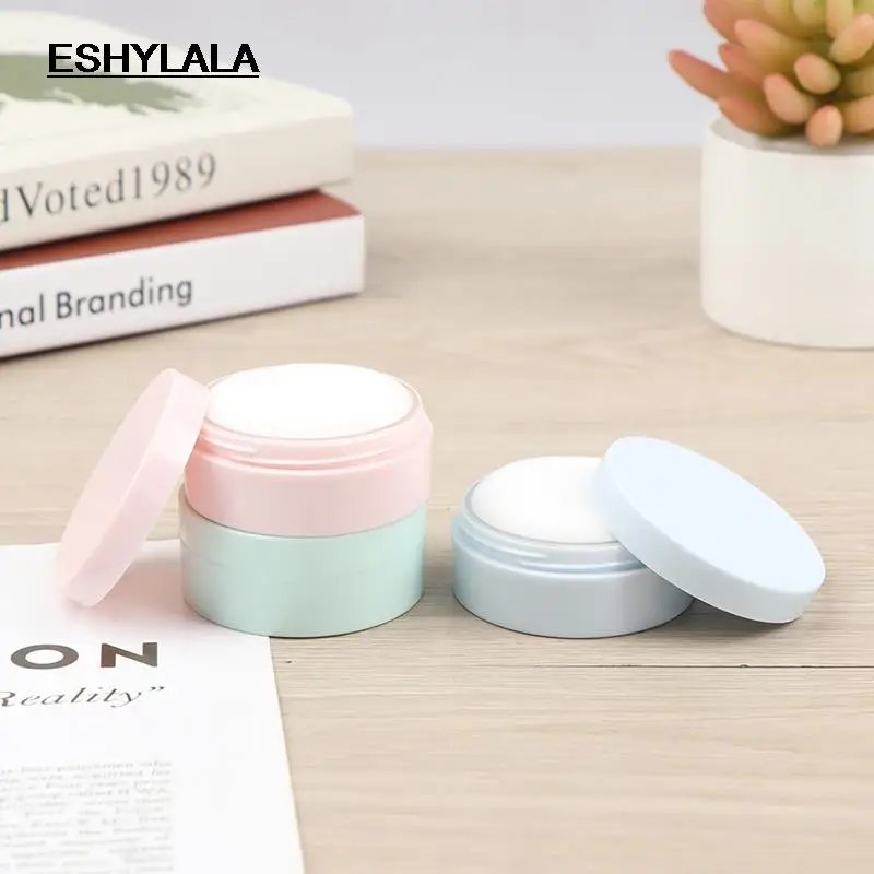 

ESHYLALA 5g пластиковая банка для косметики, пустая коробка для пудры, портативная пустая емкость для косметики с ситом