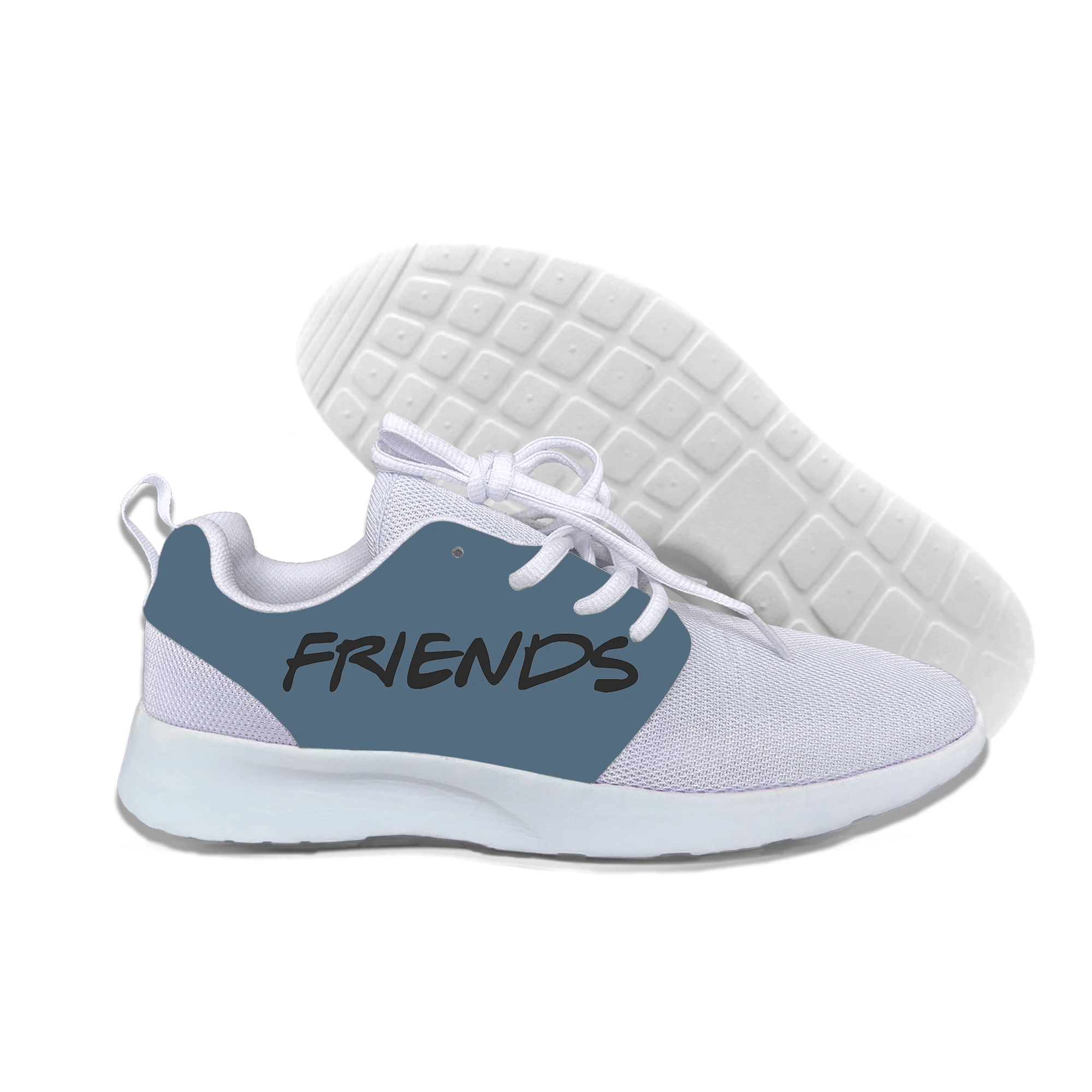 

Friends Sneakers Shoes for Men Women Lightweight Breathable Running Walking Male Footwear Soft Sole Lace-up Custom Shoes