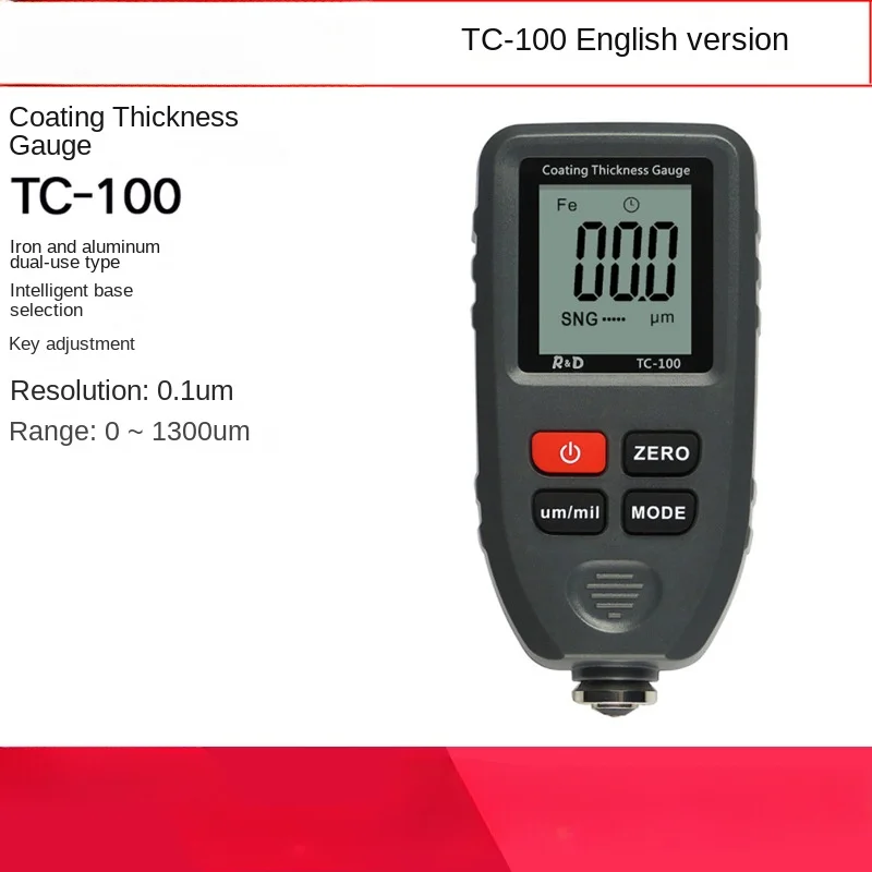 

Coating thickness gauge,galvanized layer number display film, automotive paint surface inspection, dual use of iron and aluminum