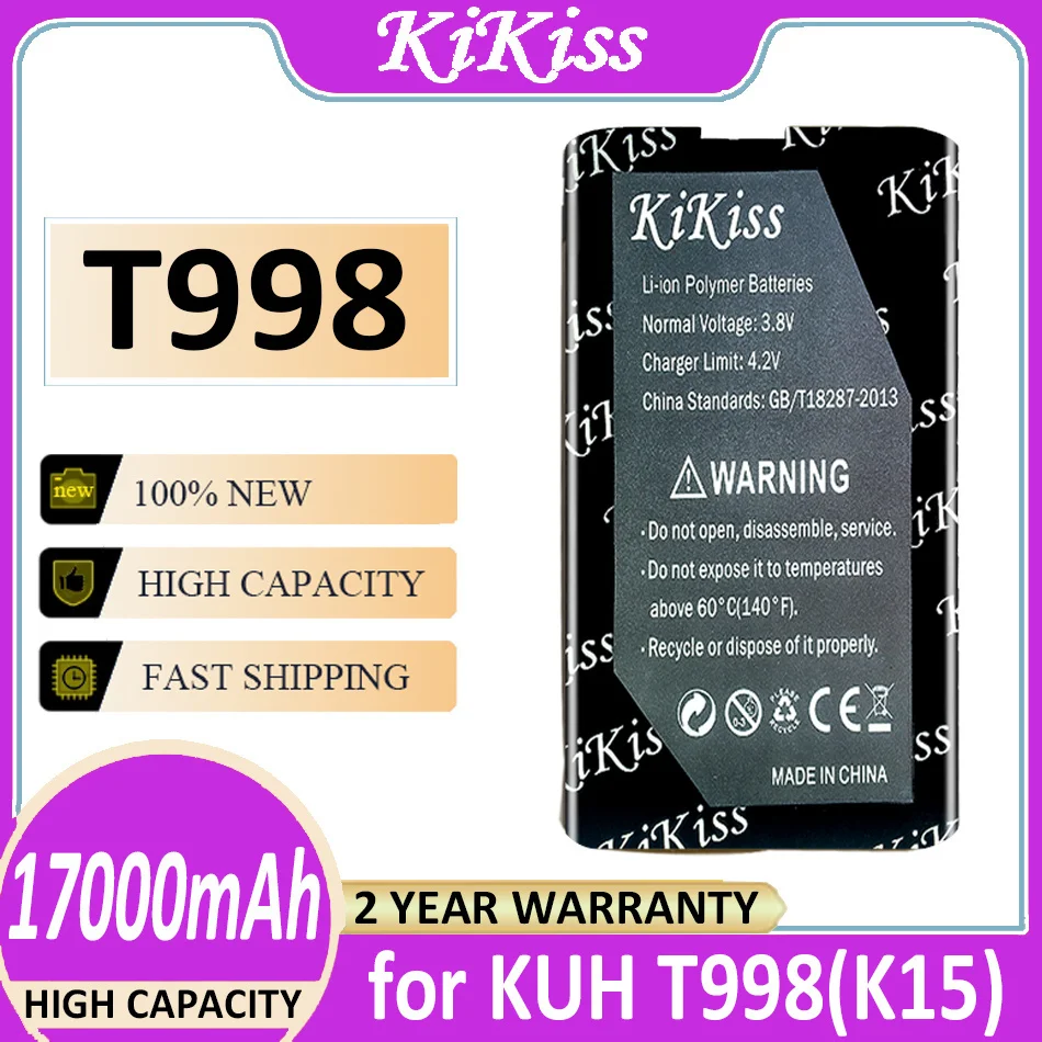 

Original KiKiss Battery 17000mAh for KUH T998 (K15) Bateria