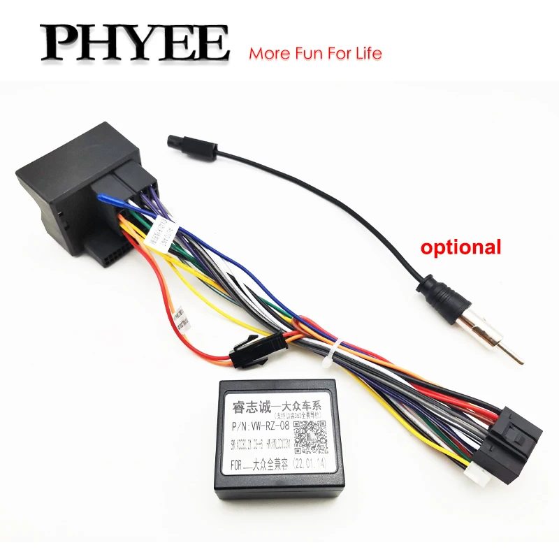 Адаптер жгут проводов VW Quadlock CAN 16-контактный декодер шины четырехконтактный