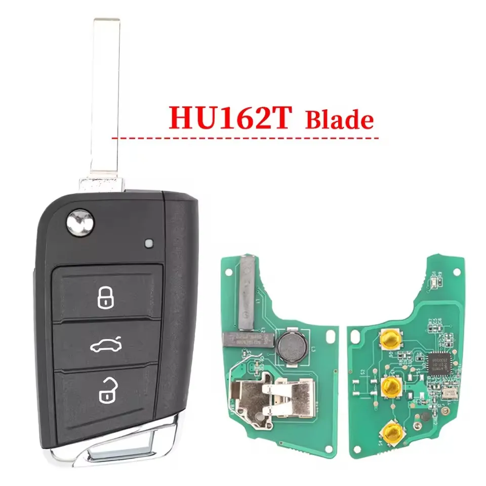 Xuri MQB48Chip 433 МГц откидной смарт-ключ дистанционного управления для VW Seat Golf 7 MK7 Tiguan Touran Polo для Skoda Octavia A7 Proximity Card