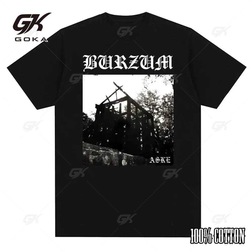 Винтажная металлическая группа Burzums обложка альбома с принтом музыкальная
