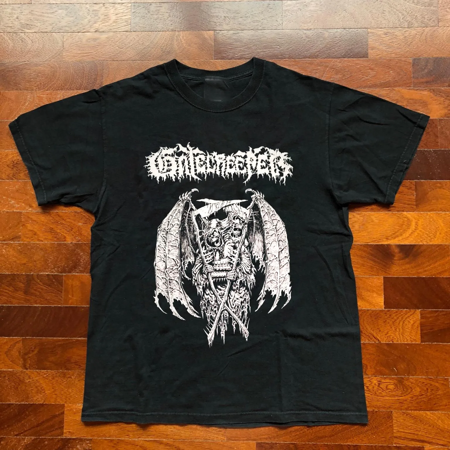 Редкая черная футболка в ретро-стиле все размеры Ac2104