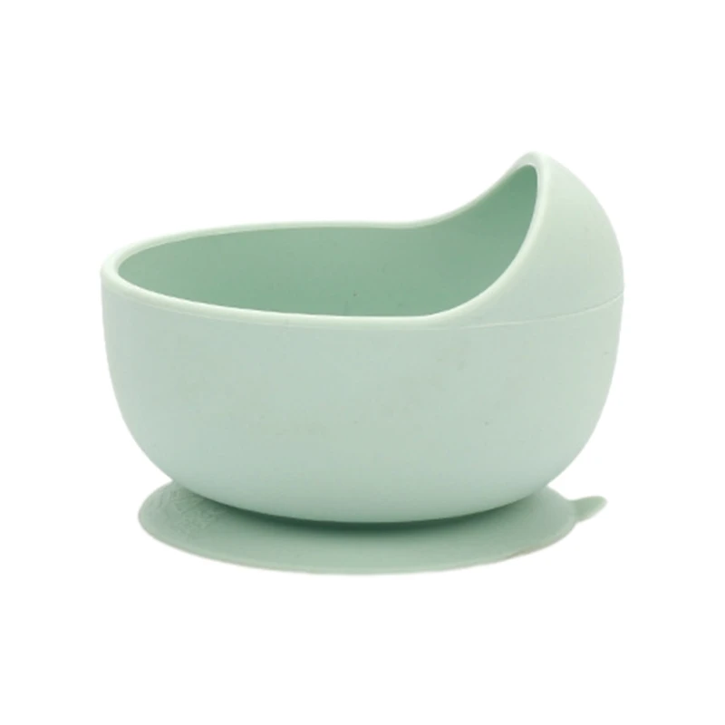 

Food Grade Silicone Bowl Baby Suction Cup Dinner Plate Children Infant Complementary Feeding Dish Tableware