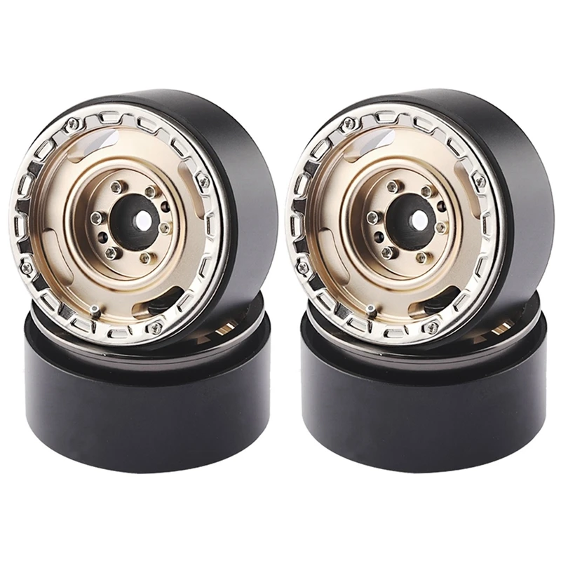 

4Pcs 160G 1.33 Inch Beadlock Wheel Hub For Axial SCX24 AX24 Traxxas TRX4M FMS FCX24 1/18 1/24 RC Crawler Car Parts