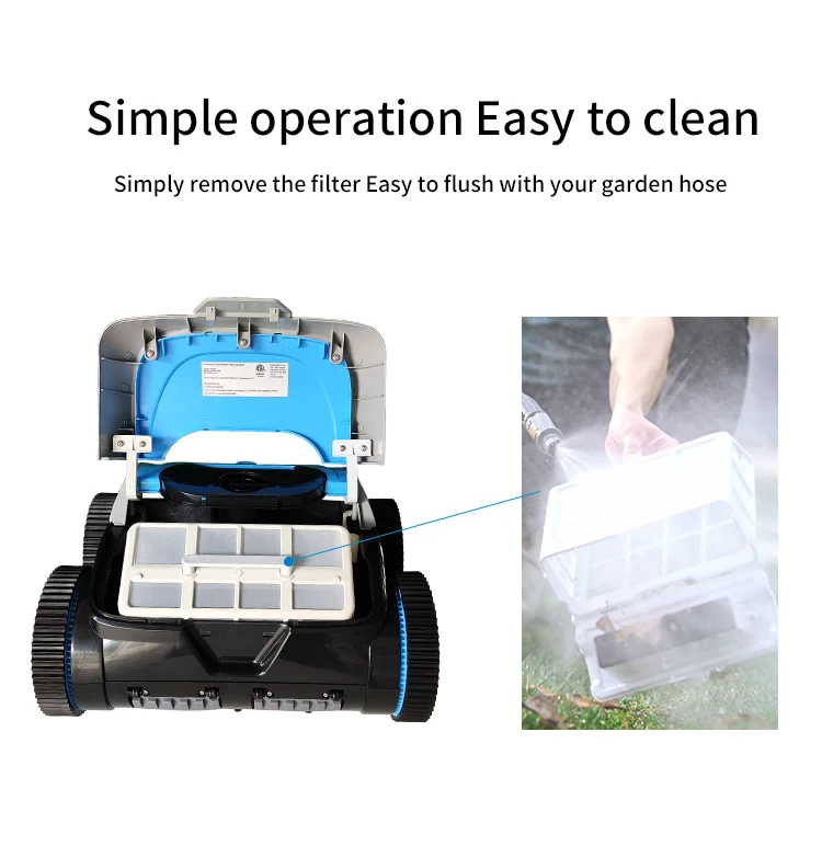 Автоматический Роботизированный очиститель для бассейна 300-600 м2