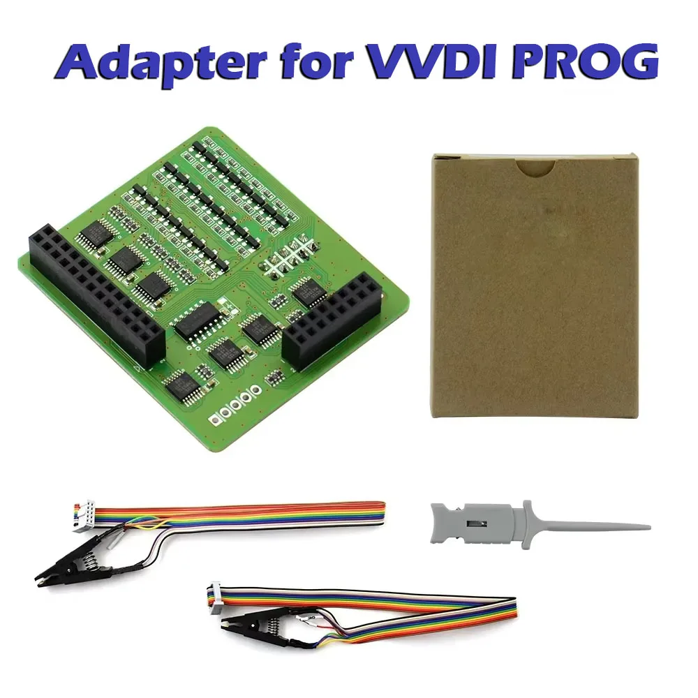 Фото Для VVDI PROG программатор EEPROM зажим-адаптер XDPG12 без припоя, демонтаж, бесплатный набор зажимов для чипов SOP8 DIP8 для программирования чипов №1