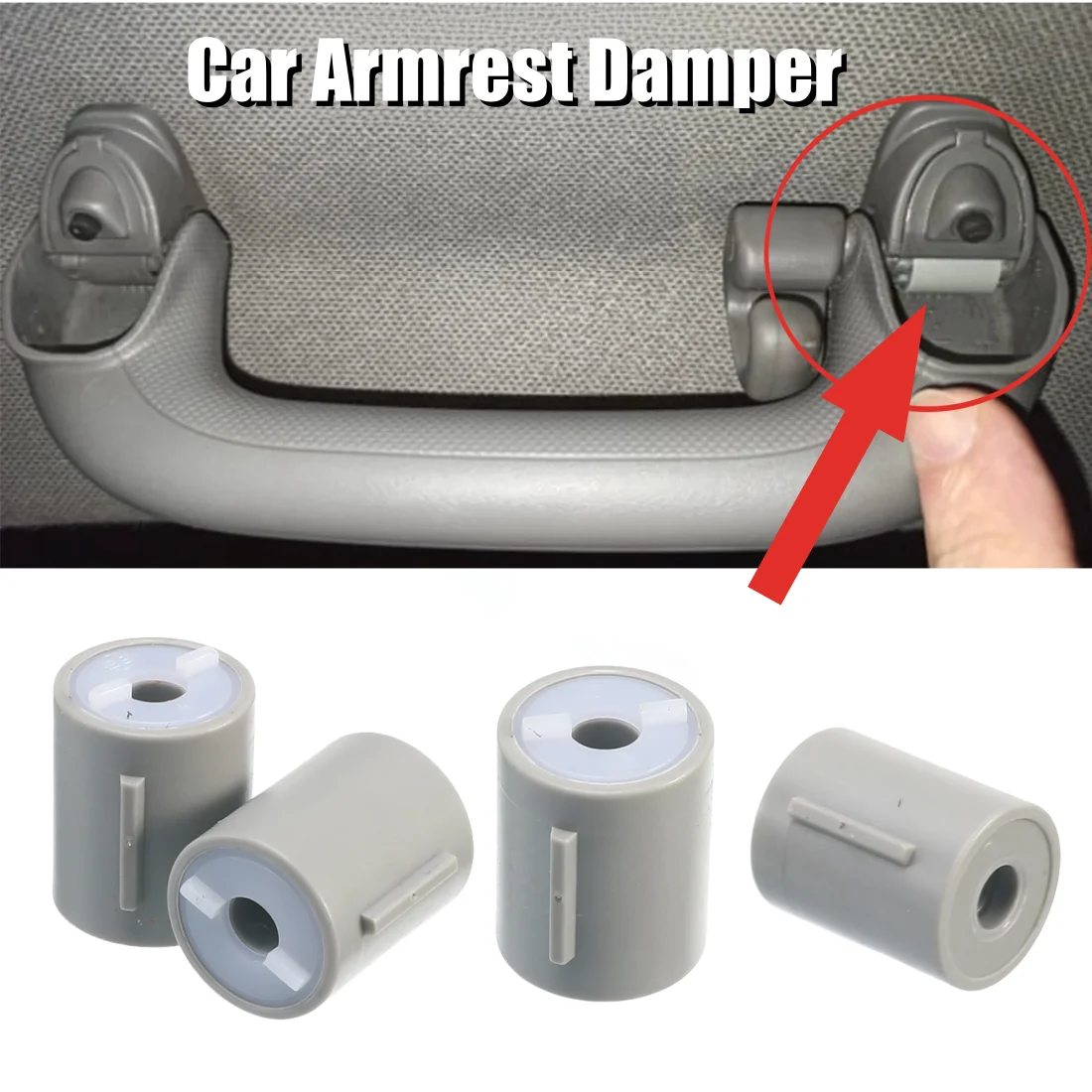 

4X серый автомобильный подлокотник, демпфер, потолочная ручка крыши для VW, для Skoda Octavia A5 Rapid 18 для Polo 2018 для Chery A3 A5