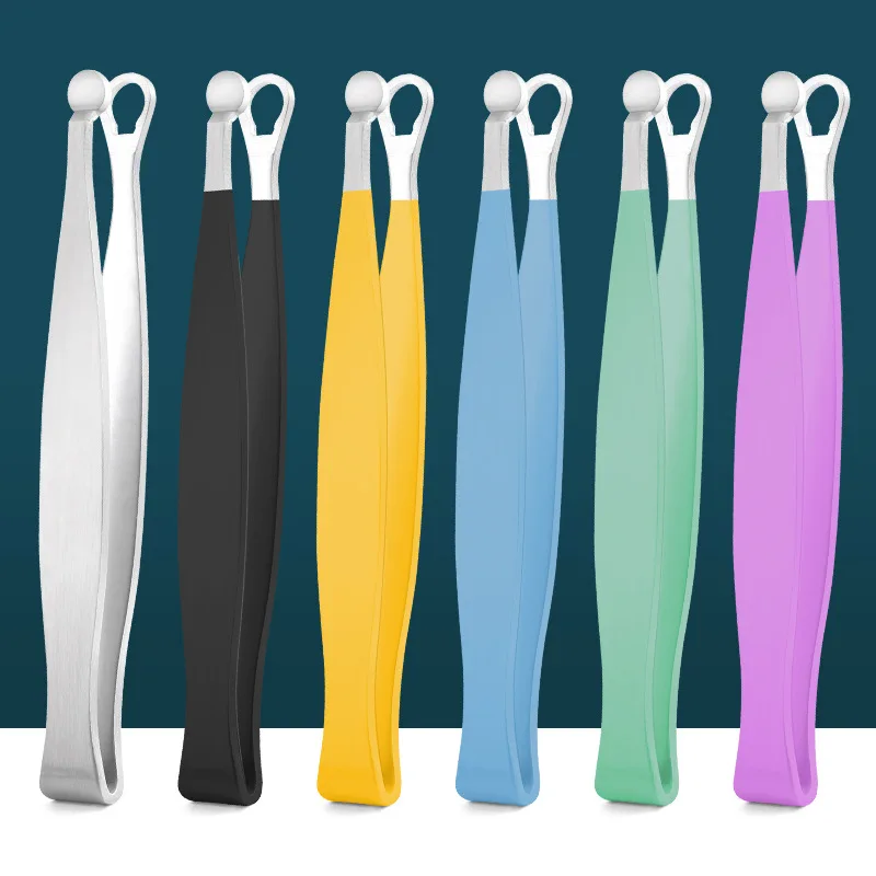 

Universal Nose Hair Trimming Tweezers Stainless Steel Eyebrow Nose Hair Cut Manicure Facial Trimming Makeup Scissors Trimmer