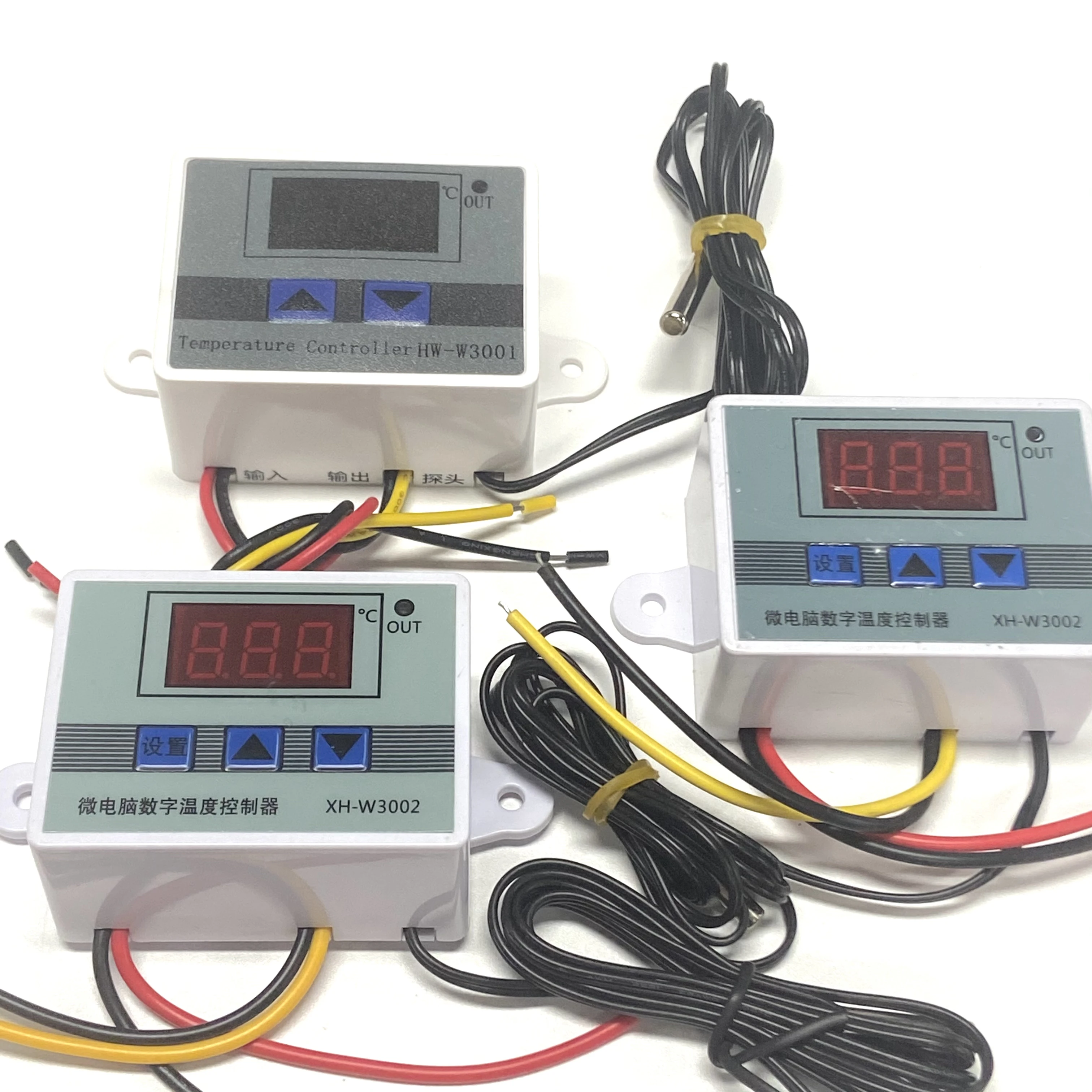 

XH-W3002 XH-W3001 Microcomputer Digital Temperature Controller Switch Thermostat Regulator 12V 24V 110-220V 1500W