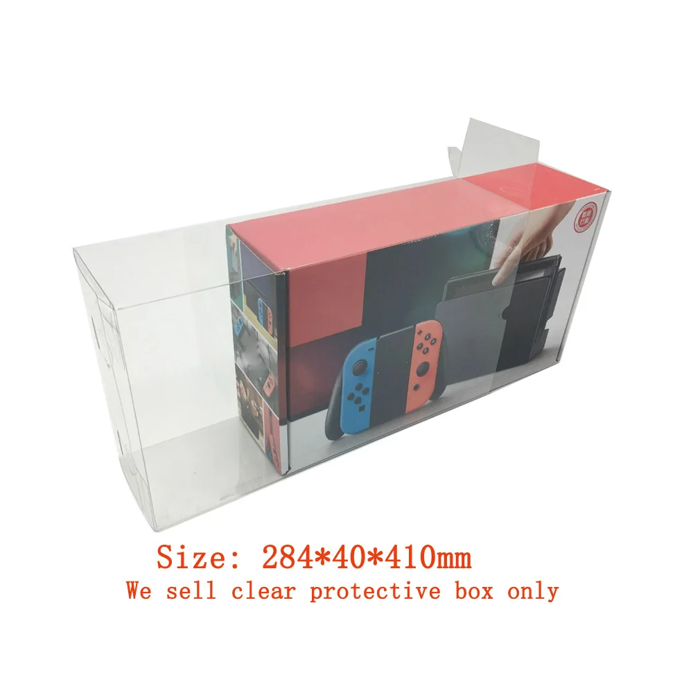 

Прозрачный пластиковый чехол для игровой консоли Nintendo Switch NS, 10 шт.