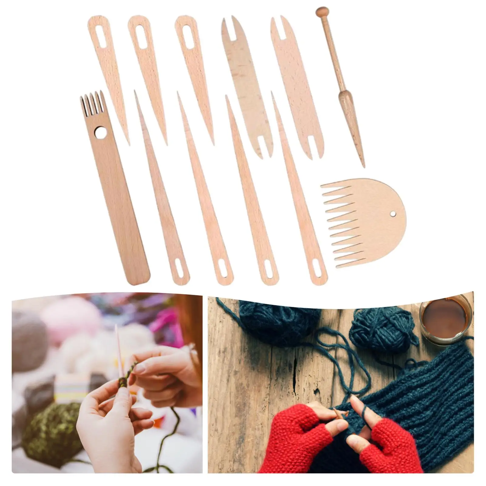 

Ткацкий станок для плетения, инструменты для изготовления гобелены, свитеров, шаттбола, крючков, инструменты для ручного шитья, большие игл...