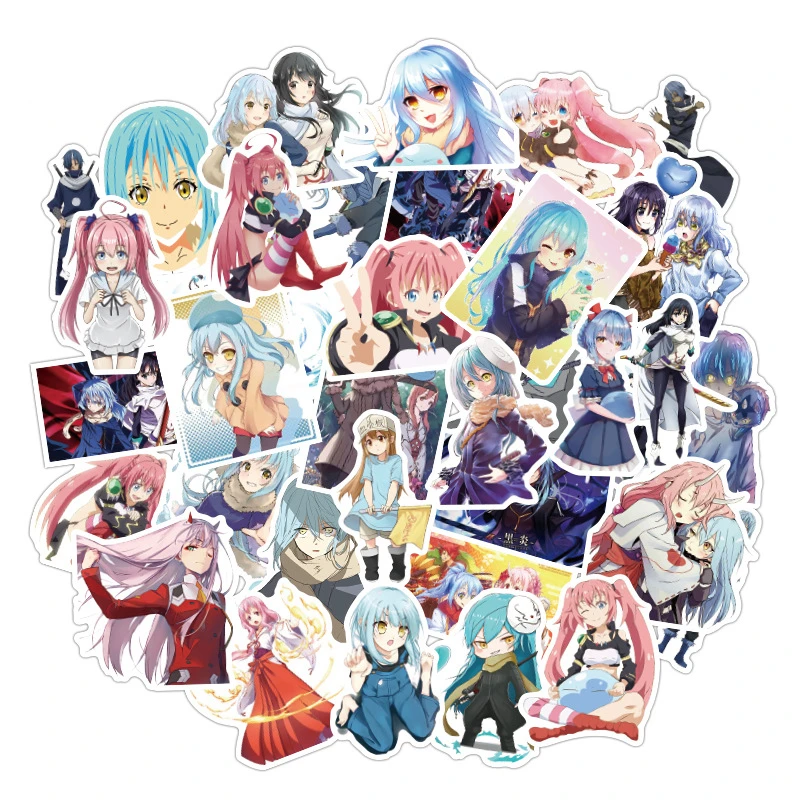 

Cartoon Anime The Slime Diaries Stickers Waterproof Skateboard Guitar Luggage Laptop Phone DIY Graffiti Sticker for Kids Toys