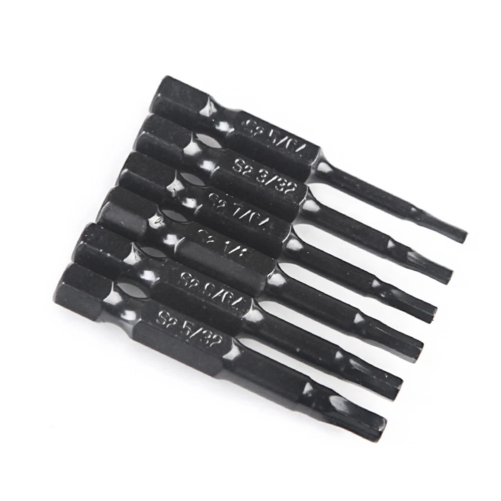 

10pcs Hexagonal Allen Wrench Drill Bits Set 50mm S2 Steel Allen Screwdriver Bits Magnetic Tip Hex Key Electric Screwdriver Bit