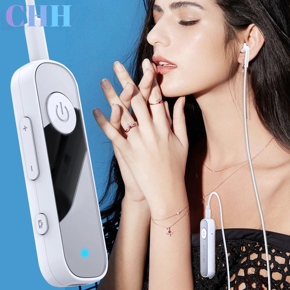 CHH Bluetooth 5.0 Ontvanger 3.5mm Wireless AUX Audio Bluetooth Adapter Stereo Receiver Headphone Car Speaker Music Zender Mic