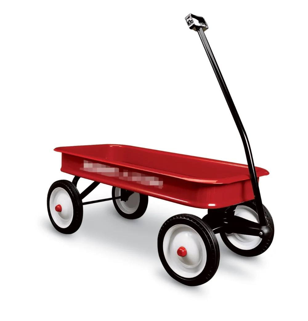 

18Z 10 Inch Steel Wheels Timeless Classic Design Kids Red Wagon