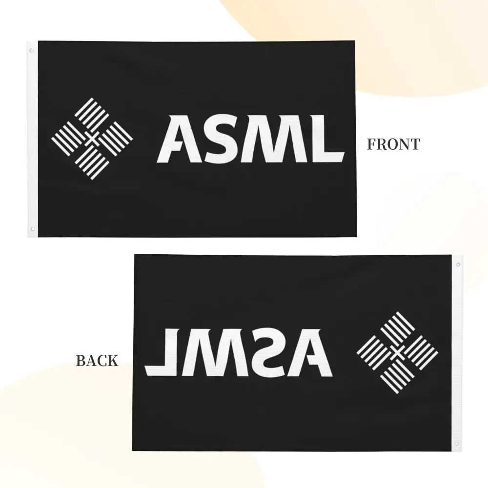 Новый двухсторонний баннер ASML легкий флаг Садовый декоративный вечерние 3x5 футов
