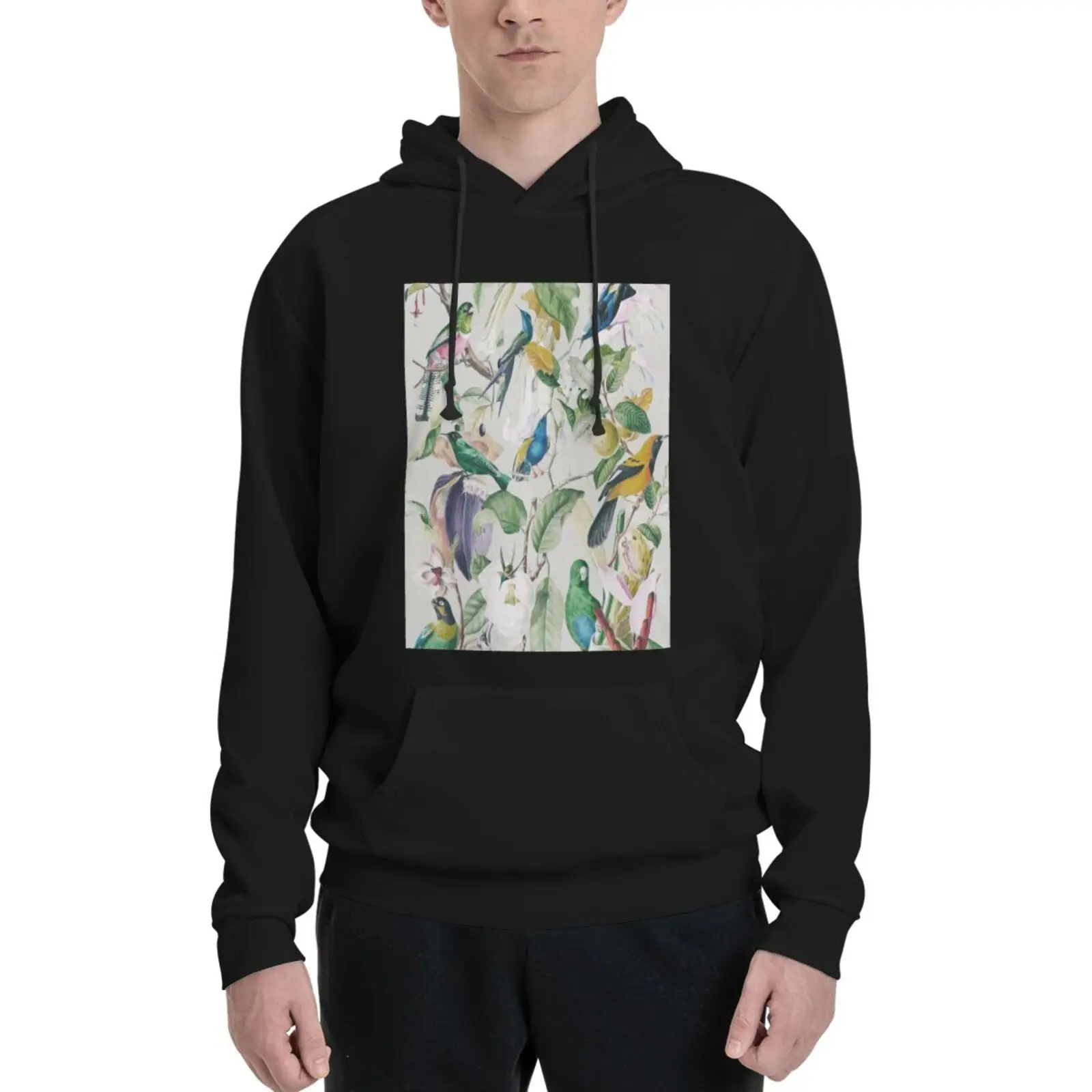 

Orange Tropical Bird Jungle Garden 8 Hooded Sweatshirts Anime Hoodie Sweat Hoody Sweater Anime Hoodies Men Hoodie Male Clothes