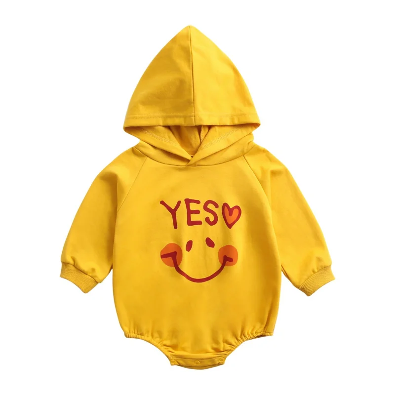 Baby Boy Clothes New Born Baby Items Baby Girl Bodysuit Long Sleeves Spring & Autumn Fashion Cute Cartoon Hooded Newborn Clothes