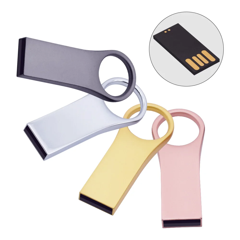 

Usb флеш-накопители 128 Гб 64 Гб Usb карта памяти Металлический флеш-накопитель 4 ГБ 8 ГБ 16 ГБ 32 ГБ USB-накопитель 2,0 металлическая Флешка с логотипом ...