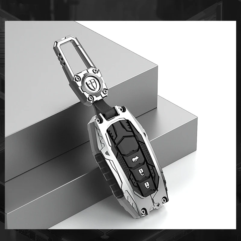 Чехол для автомобильного ключа из цинкового сплава для Toyota bZ3 Asia Dragon Car Shell Yize C-HR Prado Sienna CROWN KLUGER HARRIER (art.: 3920cf962eda6) - 3920cf962eda6