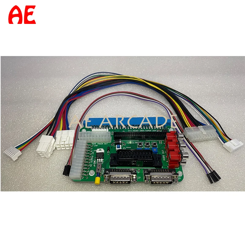 Блокировочная плата ATX разъем питания для ПК CBOX/SuperGun/Naomi/SNK MVS/ CPS1/2/3/ Sammy ATOMISWAVE/IGS 20/24