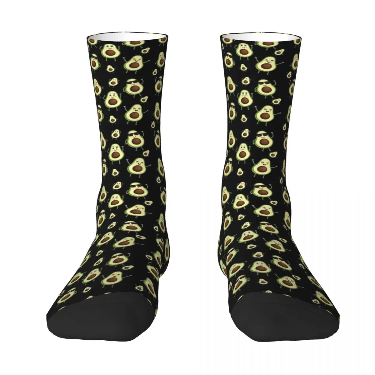 

Cute Avocado Pattern Socks Harajuku Sweat Absorbing Stockings All Season Long Socks Accessories for Unisex Birthday Present