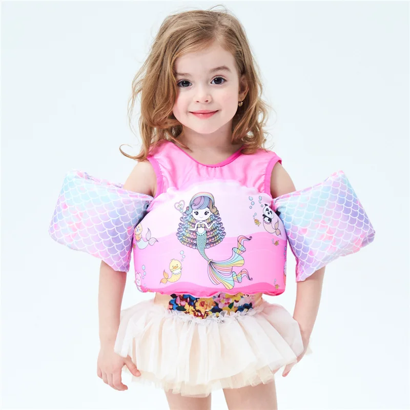 

Cartoon Children's Life Jacket For Kids Buoyancy Vest Cute Baby Floating Suit Swimming Arm Foam Lifebuoy Child Swim Rescue Vest