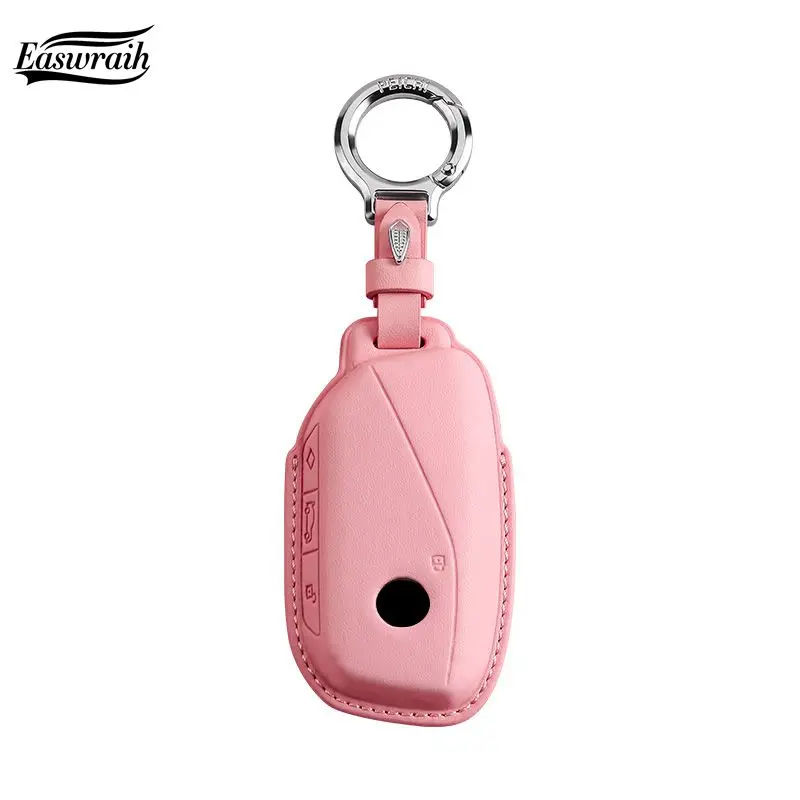 Автомобильный кожаный чехол для ключей BMW i7 X7 G07 LCI iX I20 X1 U11 7 Series G70 G09 XM U06 G81 M3 2023