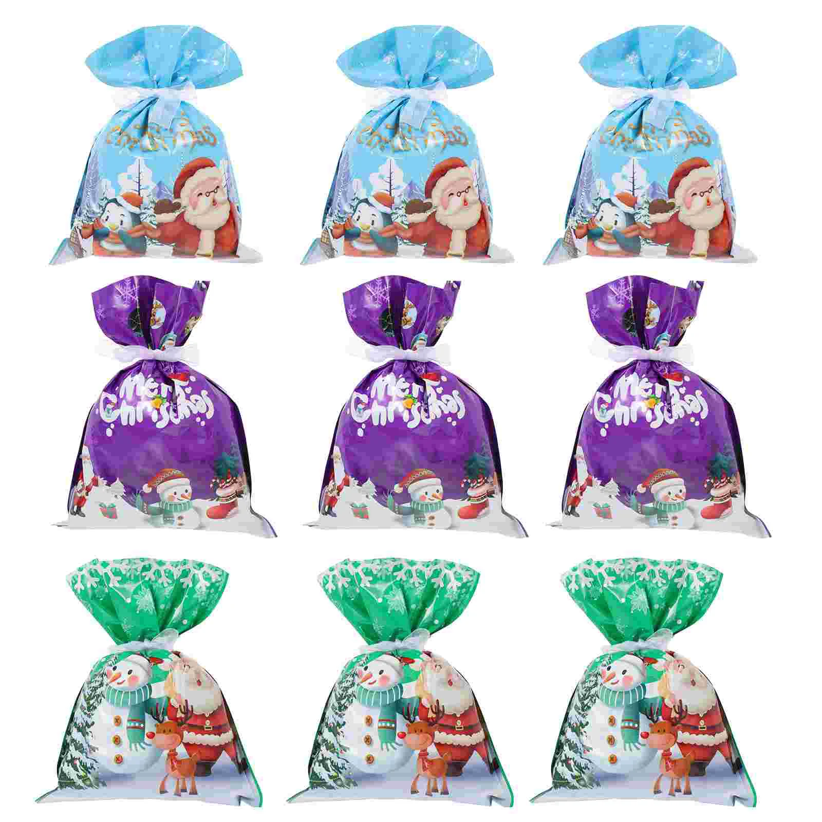 

1 Set Exquisite Practical Delicate Candy Pouches Gift Bunched Mouth for Festival