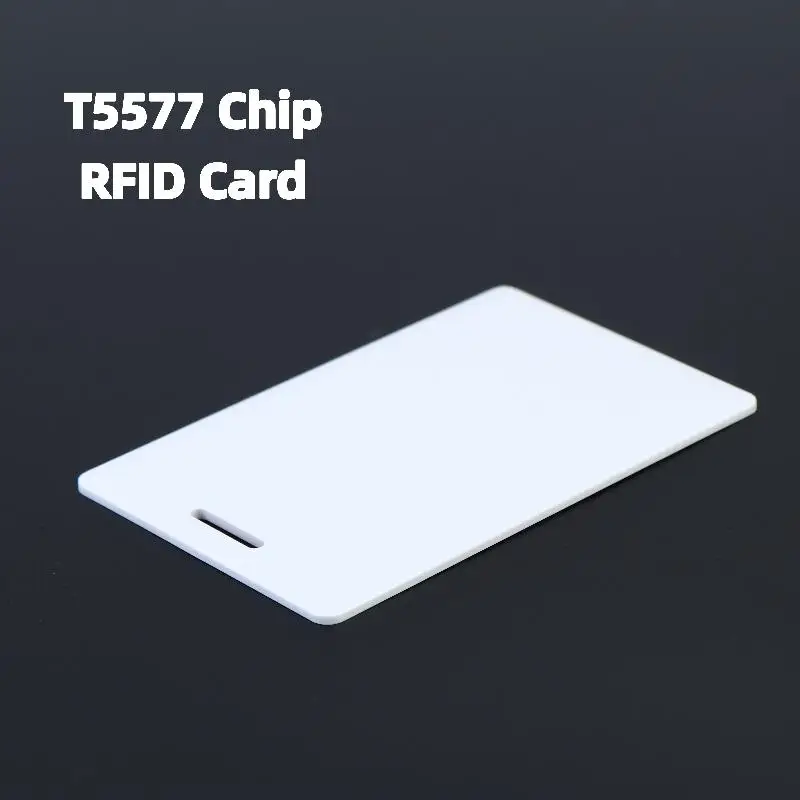 Фото 1/3/5 шт. перезаписываемых дублируемых карт RFID T5577 125 кГц, толстых карт RFID T5577, пустых чип-карт №3