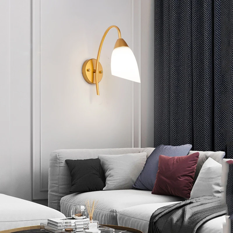 Современная светодиодная настенный светильник украшение для стен в