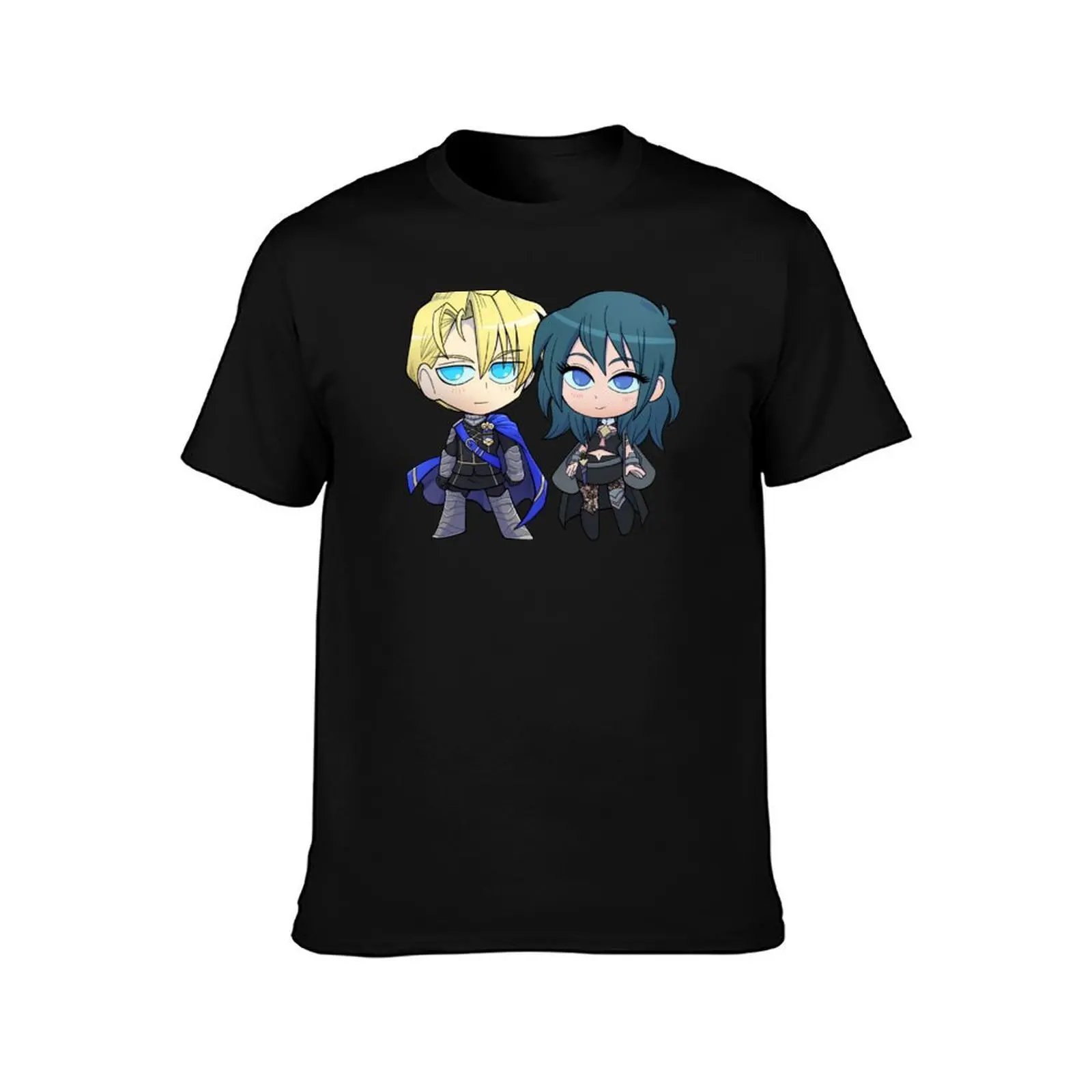Фото Футболка Byleth (F!Byleth) и Dimitri - Fire Emblem Three Houses - Chibi Cuties, свободного кроя, больших размеров №2