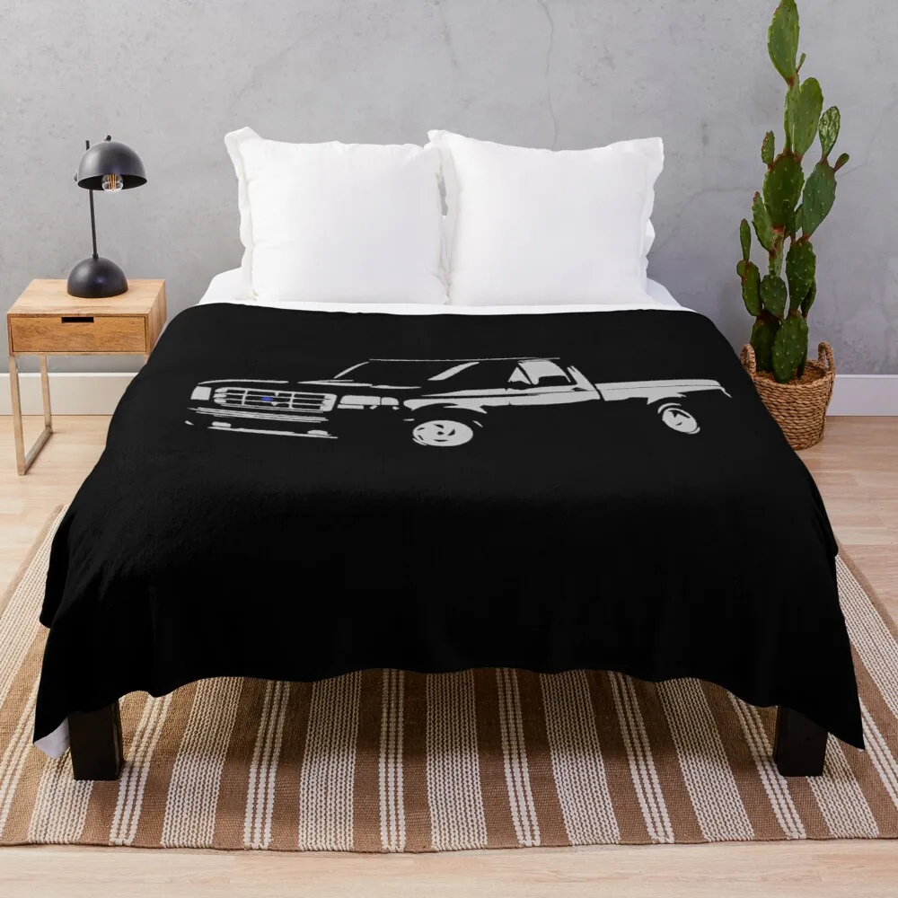 

1993 Ford F-150 SVT Lightning Regular Cab Throw Blanket Retro Blankets