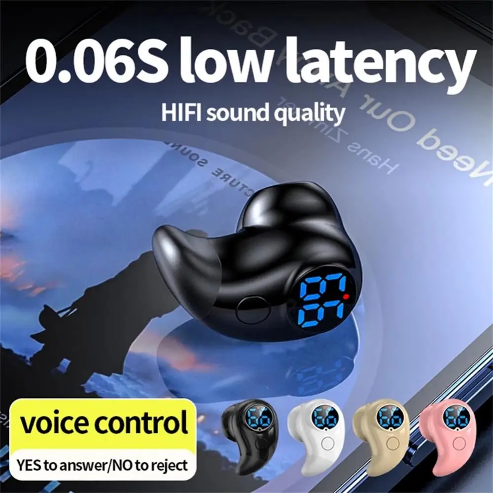S830 цифровой дисплей V5.2 Bluetooth-гарнитура питания Голосовая активация