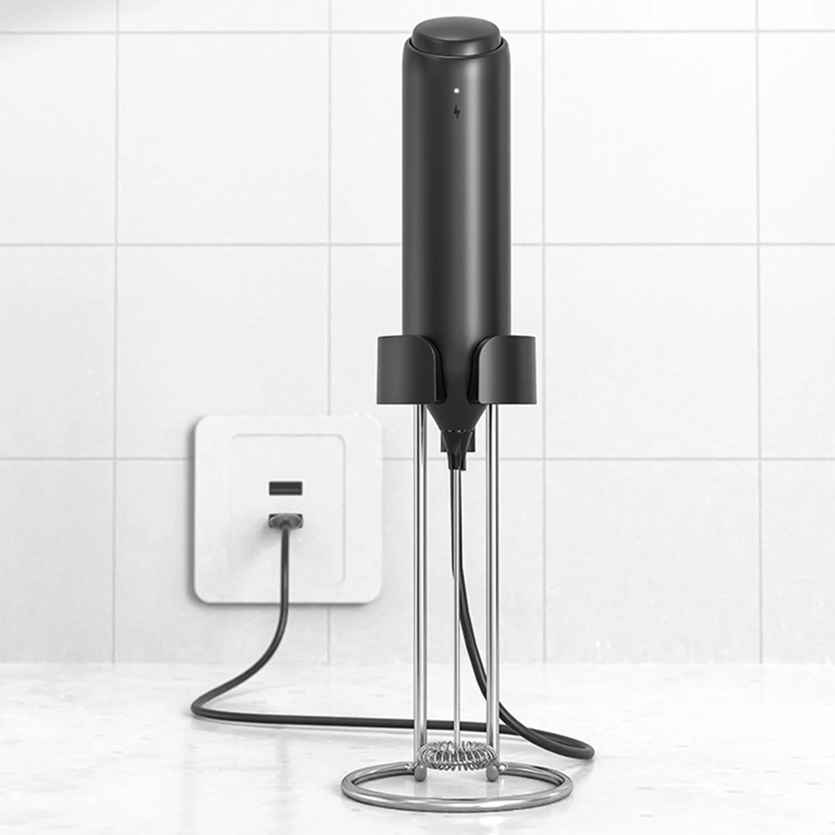 

Электрический вспениватель молока с USB-зарядкой, настенный стикер, многоразовый, 500 мАч, портативный вспениватель