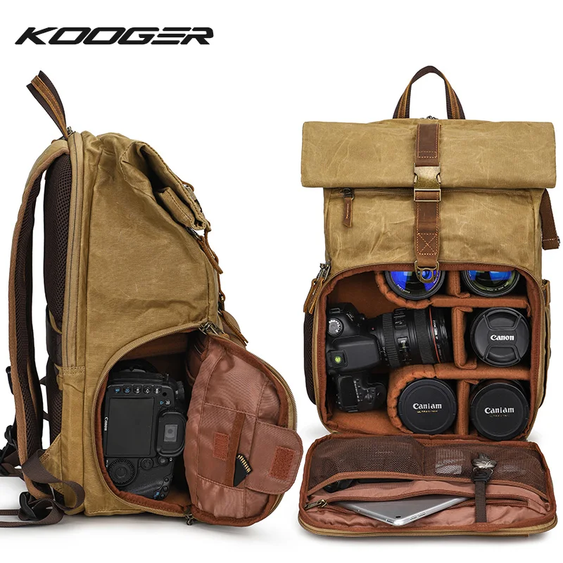 With Laptop Compartment Tripod Holder