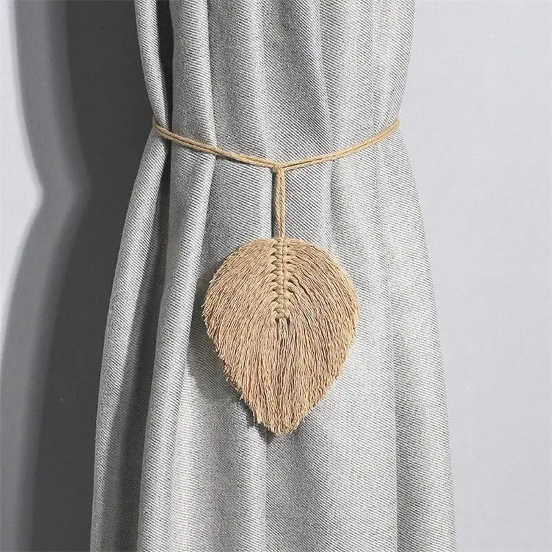 

Макраме подхваты для штор из хлопка