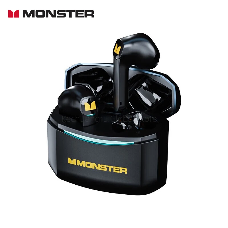 

Monster GT06 TWS Wireless Bluetooth Earphones TWS Gaming Earbuds Noise Reduction Sports Headphones Gamer Headset With Mic 450mAh