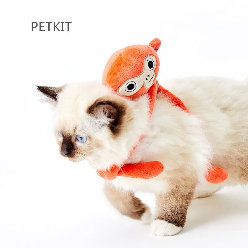 

PETKIT Plush Cat Toys Built-in Catnip Cat Toys Bite Resistant Interactive Cat Toy Cat Pillow Cat Accessories Cat Supplies