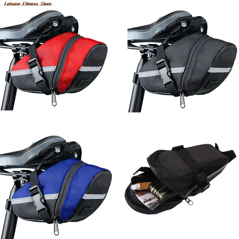

Bike Saddle Bag Bicycle Under Seat Storage Outdoor Rear Tail Pouch Cycling Bag