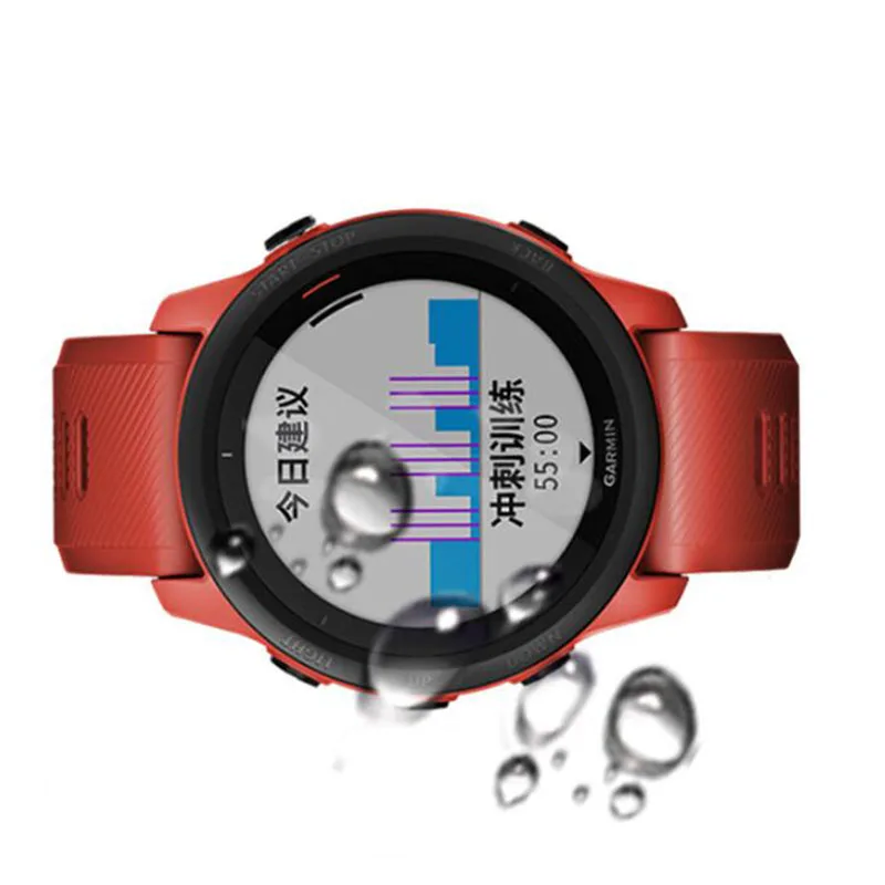 Прозрачная защитная пленка из твердого стекла для смарт-часов Garmin Forerunner 965 крышка
