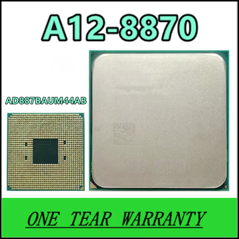 

A12-8870 A12 8870 A12 8800 3.7 GHz 65W Quad-Core CPU Processor AD887BAUM44AB Socket AM4