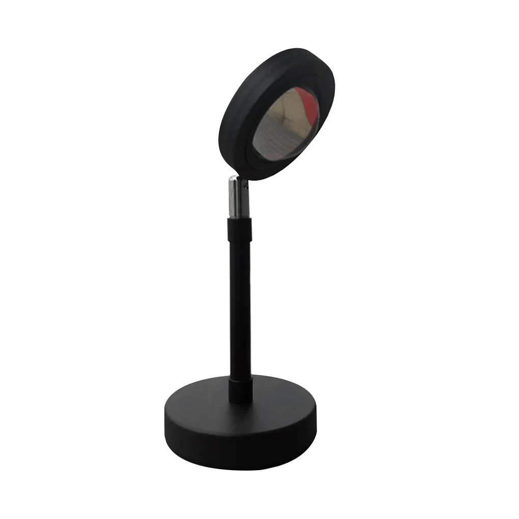 

USB Rainbow Sunset Red Projector Led Night Light Sun Projection Desk Lamp for Bedroom Bar Coffee Store Wall Decoration Lighting