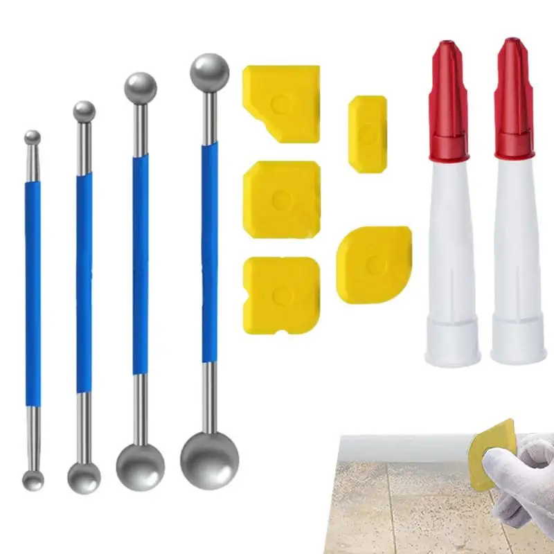 

Silicone Caulk Remover Tool Caulk Remover Tool Kit Caulking Remover Kit Caulk Tool Kit Sealant Caulking Tools For Kitchen Floor