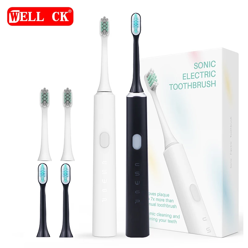 Magnetic Levitation Sonic Electric Toothbrush Adult Waterproof Wireless Charging Fully Automatic Blockbusters Brush Head Gift