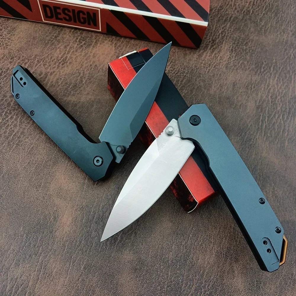 2038 Серый/Черный Алюминий/Сатин D2 - Складной Нож Тактический Кемпинг Самооборона