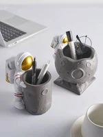 creative astronaut storage pen holder student office desktop astronaut decoration decoration gift for student teacher